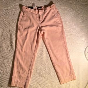 New. Banana Republic, ladies,shell pink trousers, linen, fully lined.
